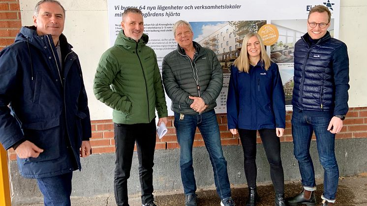 Yashar Gusénow, Apoteket Granngården, Håkan Engström, Arena Älvhögsborg, Thomas Nygren, Lextorp Vårdcentral, Josefine Nordström, Eidar, Daniel Ruus, Eidar ser fram emot att tillsammans utveckla Kronogårdstorg till en levande plats.