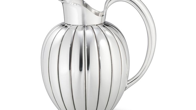 Silverkanna designad av Sigvard Bernadotte för Georg Jensen