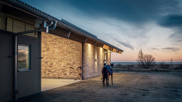 Klagshamns ridanläggning mot havet