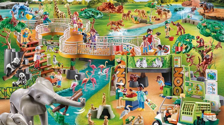 Die neue Spielwelt "Erlebnis-Zoo" von PLAYMOBIL