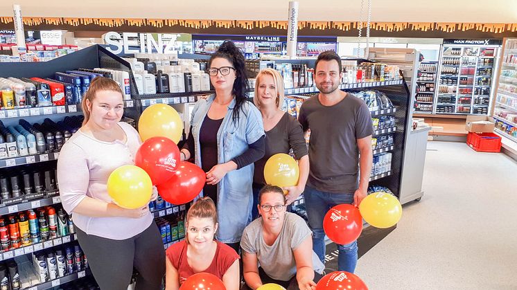 Das Team vom neuen dm-Markt in Weißwasser