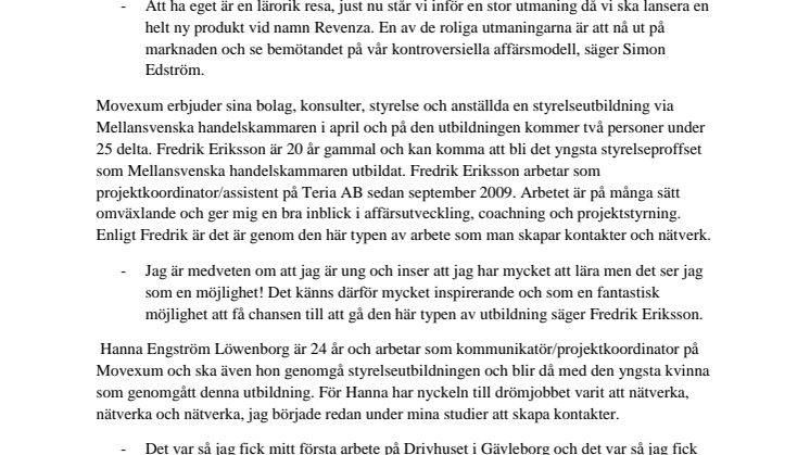 Drivna unga vill ge hopp i Gävleborg