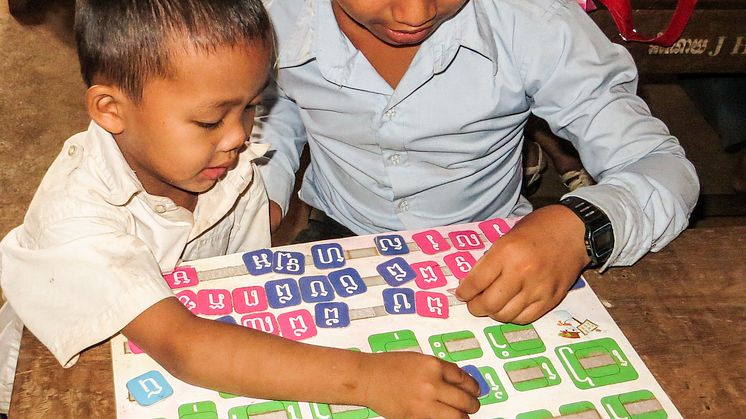 Svay Thum Primary School i Svay Chrumdistriktet i Kambodja 