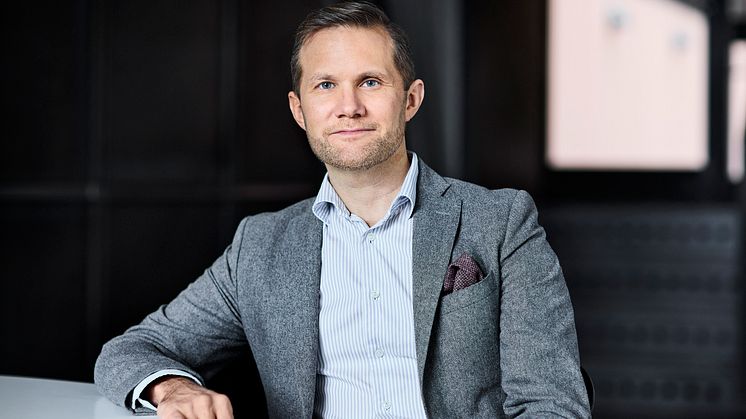 Niklas Jalkner, ny vd för Toyota Material Handling Sweden sedan 1 april 2023.