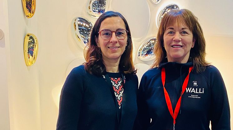 Brigitte Lafargue-Sanclous från EEN och Anette Andersson på Maison et Objet i Paris.