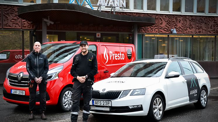 Presto och Avarn Security inleder partnerskap. 