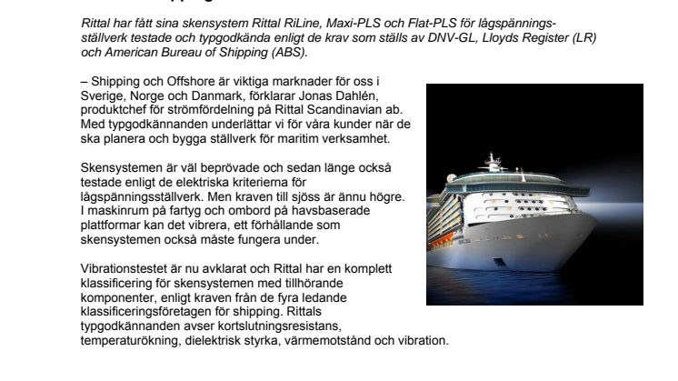 Klart för shipping