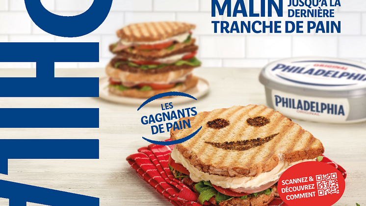 Les Gagnants de Pain ! Philadelphia aide à lutter contre le gaspillage de pain avec de recettes de « croques »