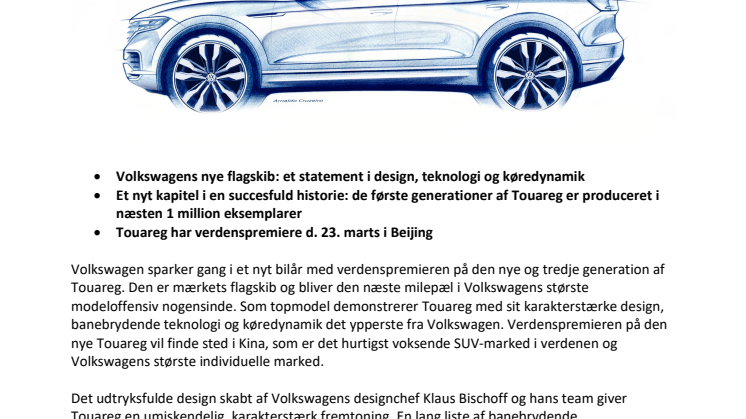 Den nye Touareg viser vejen.