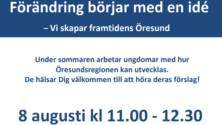 Inbjudan till presentation den 8 augusti