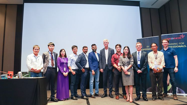 Speakers, sponsors and hosts. 