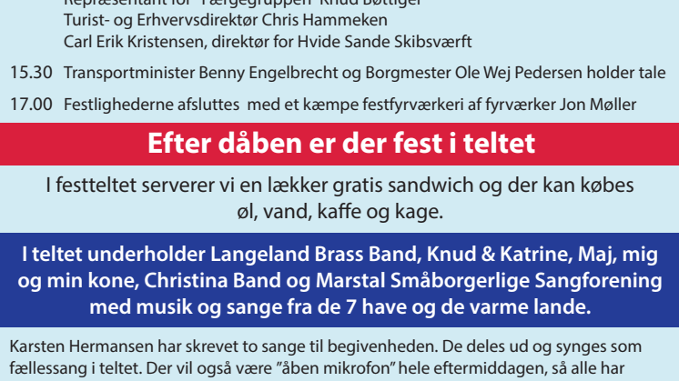 Program for indvielse af ÆrøXpressen