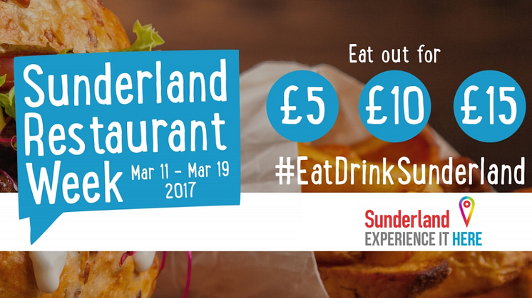 Sunderland Restaurant Week – 11-19 March