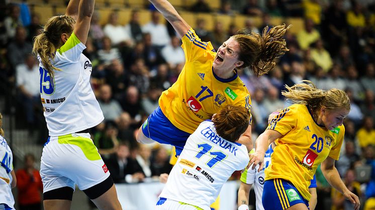 EM-kval Sverige-Slovenien 2013. Fotograf Fredric Berggren.