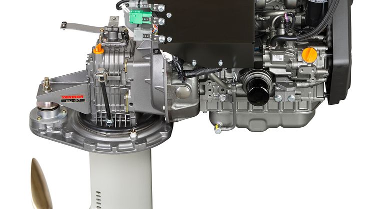 Hi-res image - YANMAR - YANMAR 3JH40 common rail inboard marine diesel engine