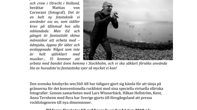 Sverigeaktuelle Ed Kowalczyk arbetar med svenska wec360