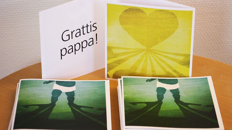 Umeå kommun gratulerar nyblivna pappor med en uppmaning om att vara föräldralediga