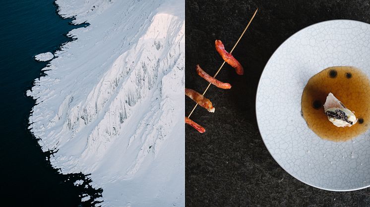 Norwegian chef Johnny Trasti creates dishes inspired by nature in Finnmark, Norway. Photo: Visit Arctic Europe