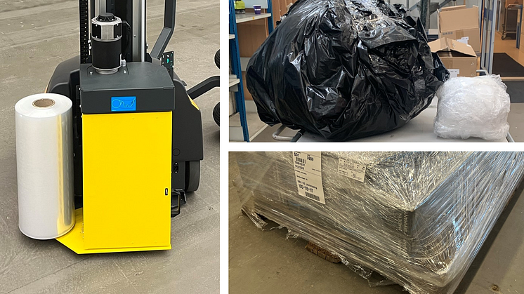 Kesko har bytt ut plasttypen vid emballering på centrallagret i Örebro – ett skifte som har inneburit en minskning av plastanvändandet med 60%. 