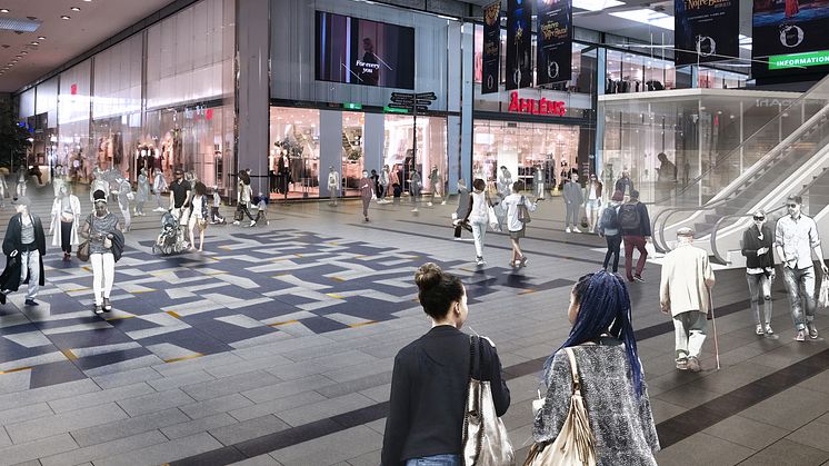 Nordstan lägger grunden för framtiden – nytt golv klart 2021