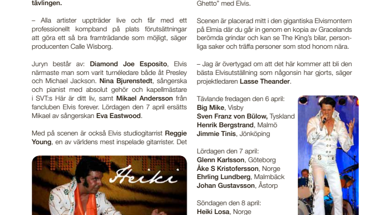 Elvisfeber på Elmia i Jönköping