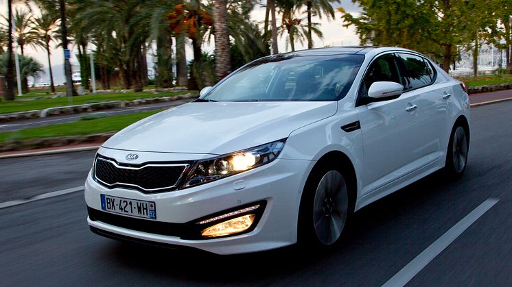 Kia Optima lanseras i mars