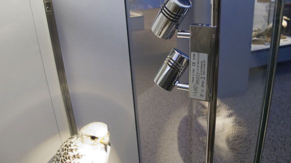 Fox Design presenterar ljus på Polarutställningen, Naturhistoriska Riksmuseet.