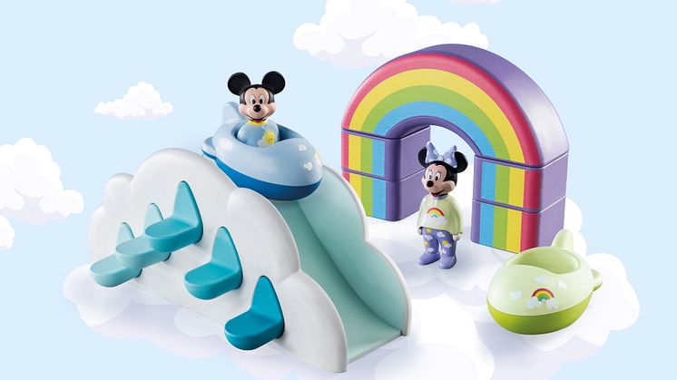 1.2.3 & Disney Mickys & Minnies Wolkenhaus (71319) von PLAYMOBIL