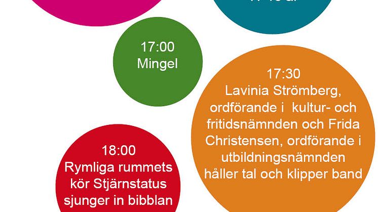 Invigning av folk- och skolbiblioteket i Moheda 23 maj