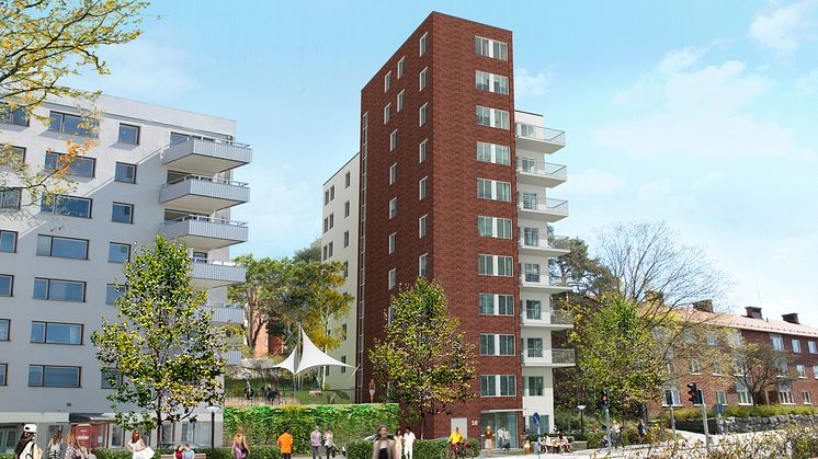 Arkitektbild över Diligentias Fjällnäset 16, Sundbyberg