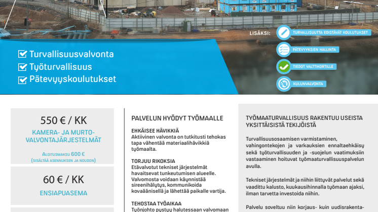Työmaaturvallisuus