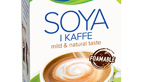 Alpro i kaffe packshot