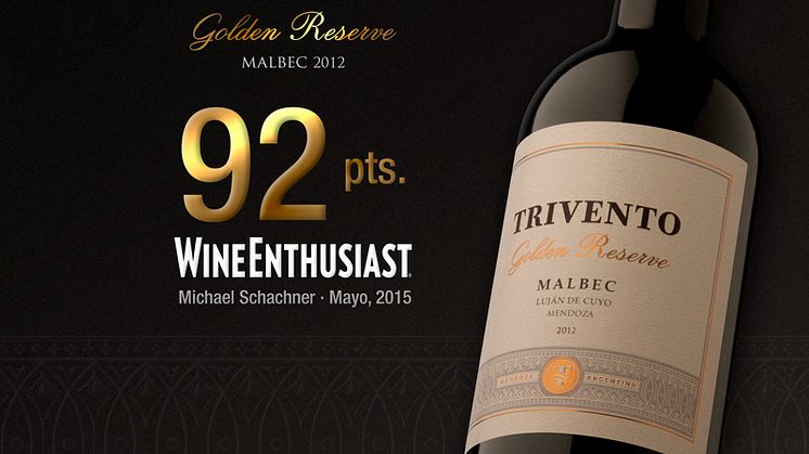 Höga poäng till Trivento Golden Reserve Malbec