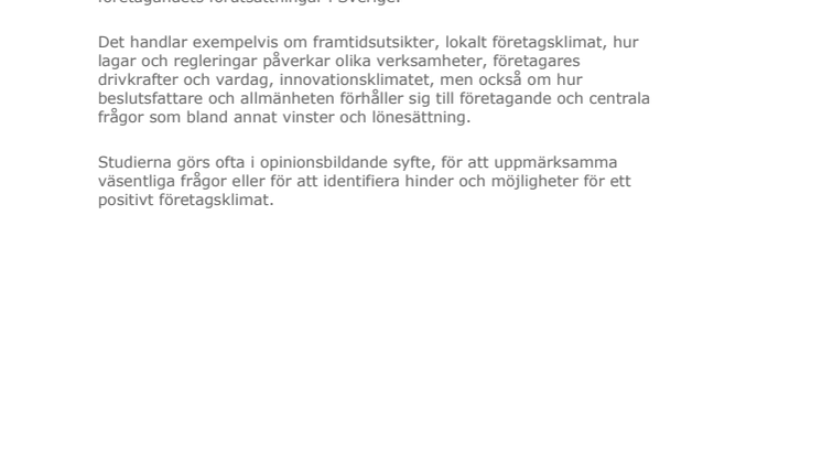Vår expertis: Företagande