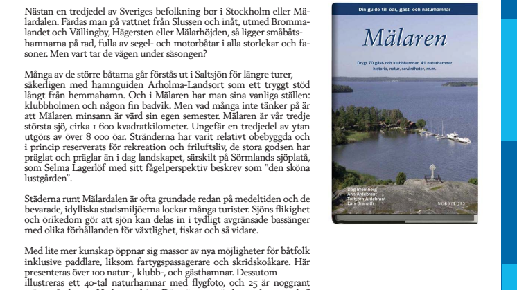 Mälaren - Din guide till öar, städer och hamnar 