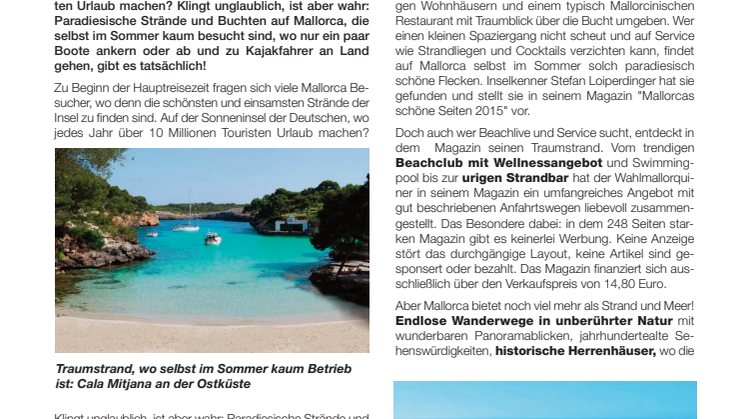 ​Einsame Strände auf Mallorca - gibt es das überhaupt noch?