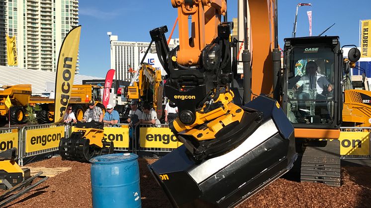 Succes for Engcon på Conexpo i Las Vegas