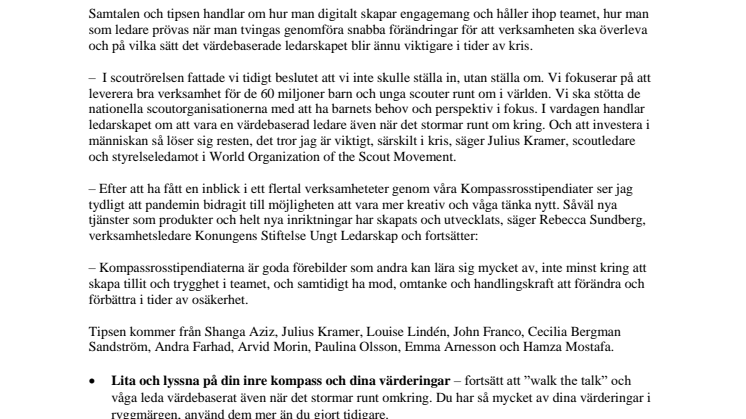 Julius Kramer -8 tips om förbättrat ledarskap i coronatider