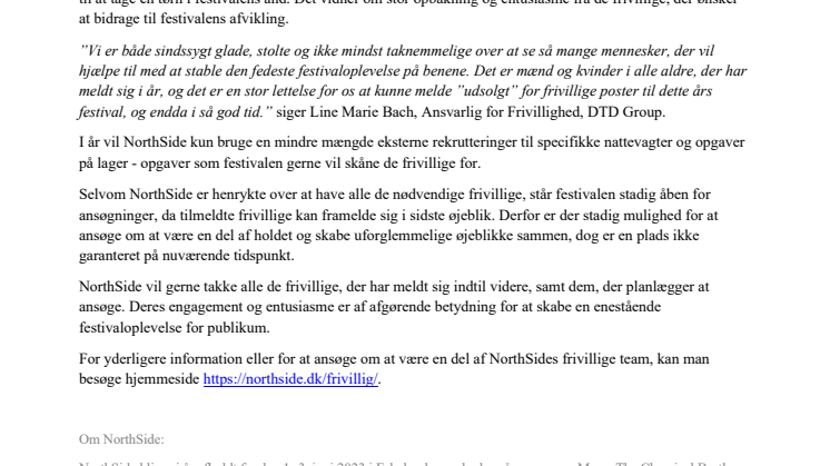 Fuldt hus af frivillige på NorthSide.pdf