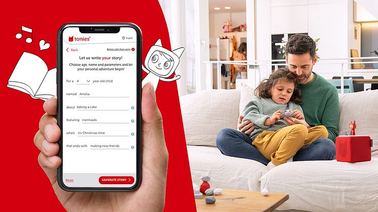 tonies® explores AI-based content generator  in a test with up to 1,000 users