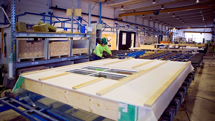 BoKloks fabrik i Gullringen