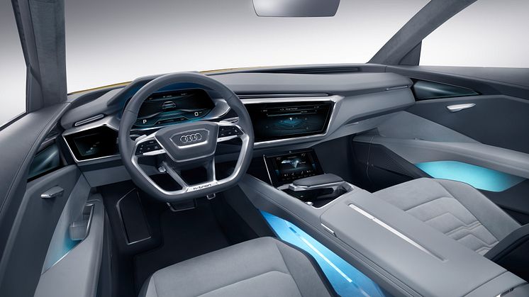 Ny brintbil fra Audi: Audi h-tron quattro concept