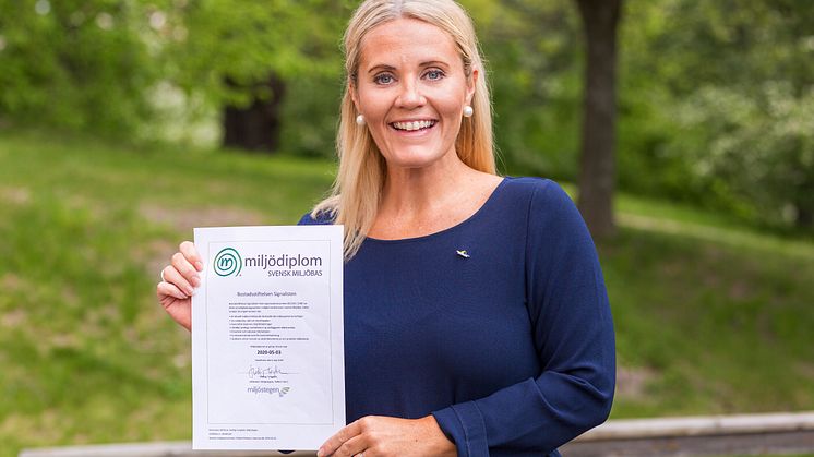 Emelie Regnell, hållbarhetsansvarig på Signalisten