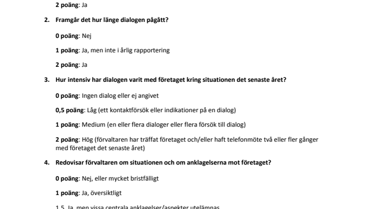 Bilaga_Utvärderingskriterier - FundWatch 2012
