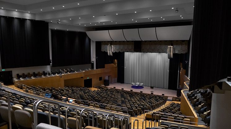 Hammarskjöldsalen på Jönköping Konsert & Kongress har fått nytt ljudsystem.
