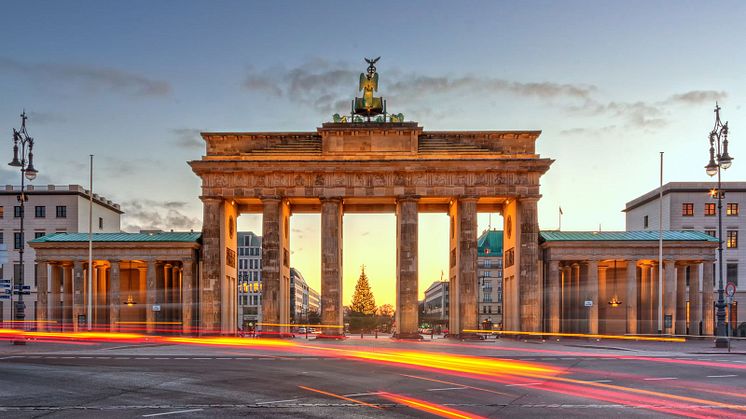 Brandenburger Tor vid Pariser Platz i Berlin-Mitte. FOTO: Nico Trinkhaus/DZT e.V.