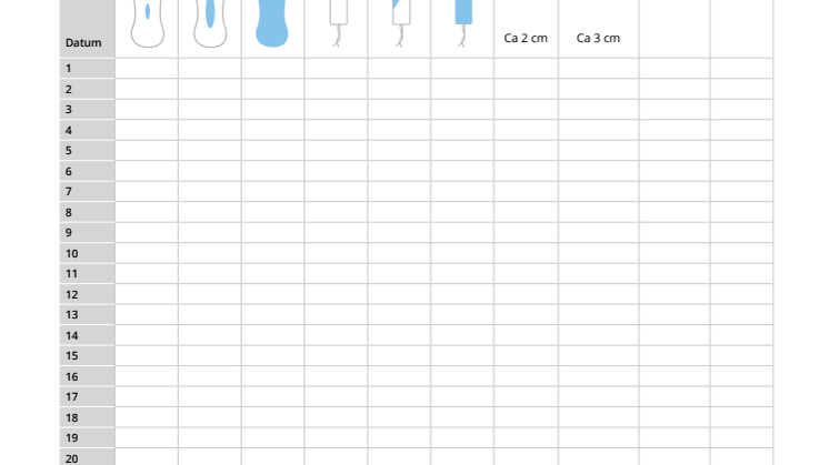Blödningskalender