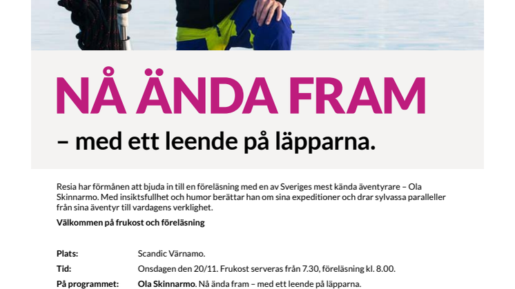 Nå ända fram - med ett leende på läpparna