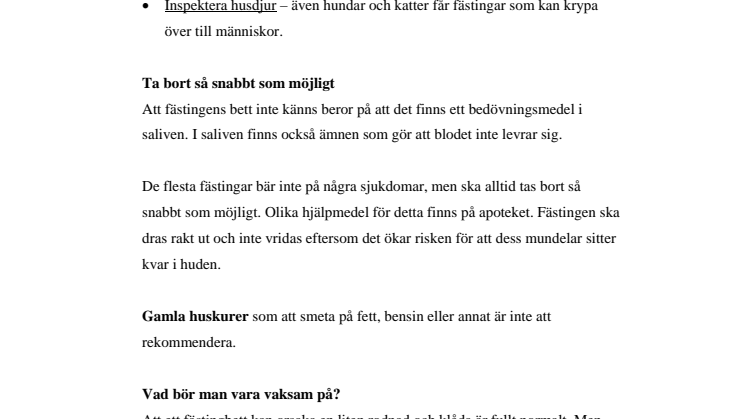 Så skyddar du dig mot TBE