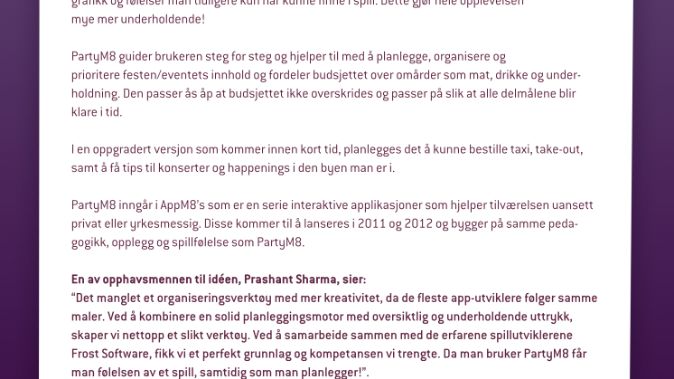Ny fest og event-applikasjon gjør det enkelt og underholdende å planlegge i 3D-miljø!
